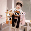 Long Arm Weighted Animal Plush Pillow