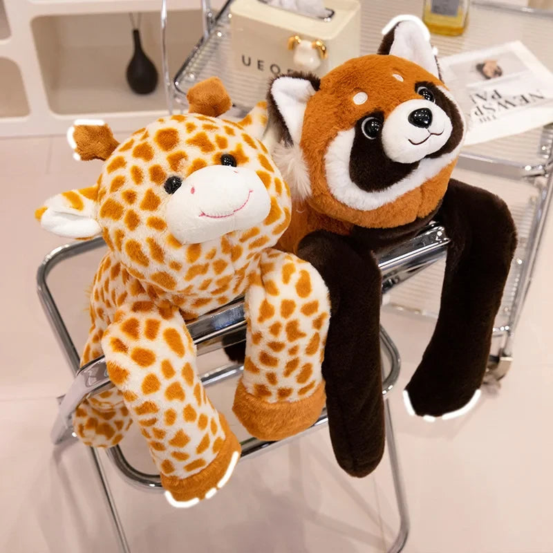 Long Arm Weighted Animal Plush Pillow