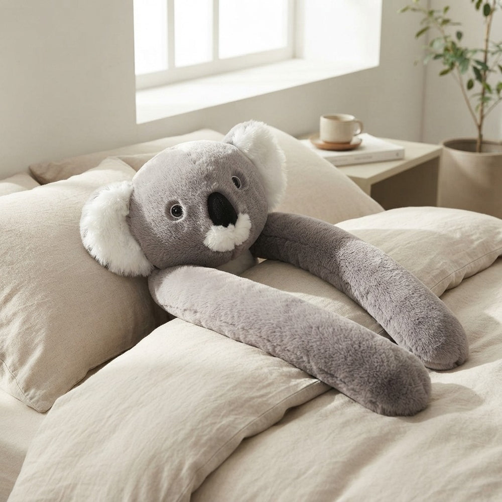 Long Arm Weighted Animal Plush Pillow