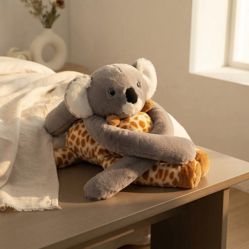 Long Arm Weighted Animal Plush Pillow